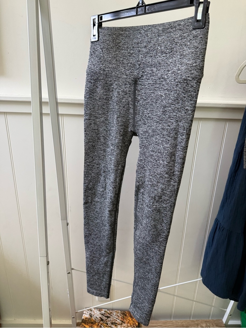 Spiritual Gangster Heathered Gray High-Waist Leggings